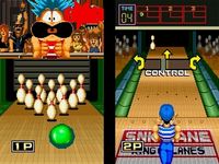 une photo d'Ã©cran de League Bowling sur SNK Neo Geo